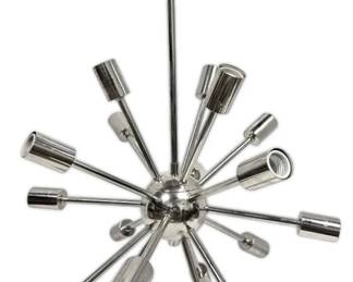 MCM Style Atomic Silver Sputnik Chandelier