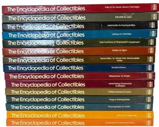 Stack Of Encyclopedias Of Collectibles 