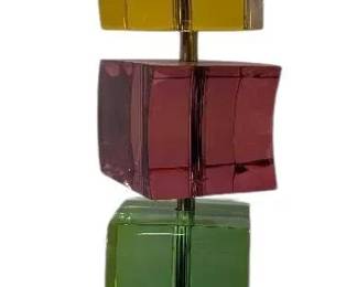 Modern Multi Colored Cube Table Lamp