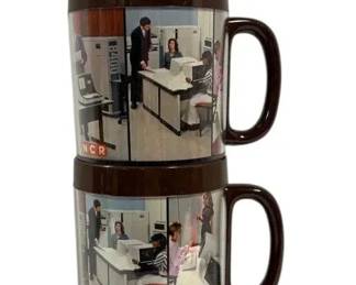 Vintage NCR ThermoServ Mugs 