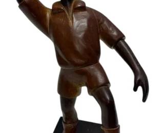 Wooden Boy Sculpture Made In Italy 