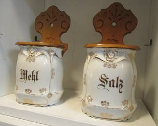 Vintage Salt & Flour Boxes