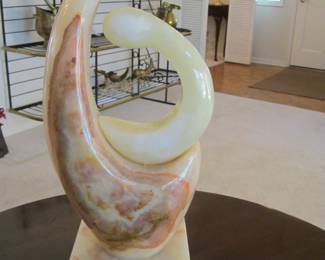 Polished Marble 'Mother and Child'