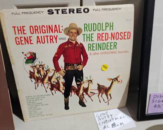 CHRISTMAS RECORD ALBUM GENE AUTRY