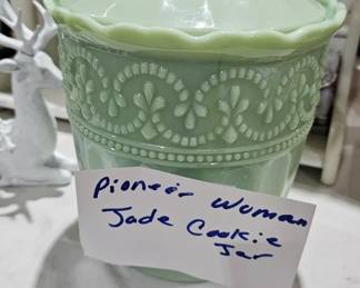PIONEER WOMAN JADEITE COOKIE JAR