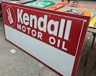 KENDALL MOTOR OIL METAL SIGN