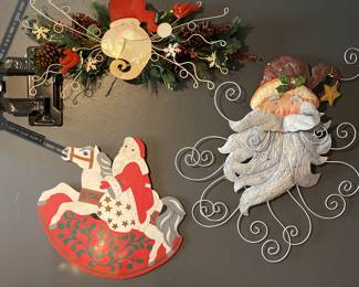 Christmas is in the house and garage, all wonderful pieces