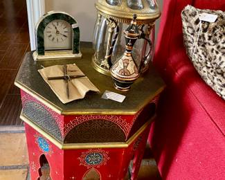 hand painted Moroccan table