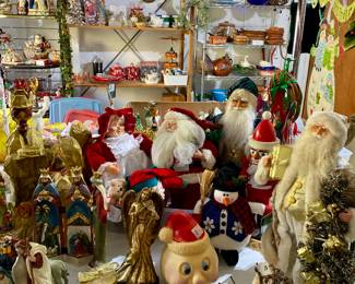 Christmas is in the house and garage, all wonderful pieces