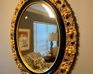 Lovely oval mirror.