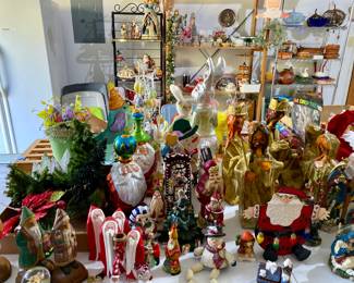 Christmas is in the house and garage, all wonderful pieces