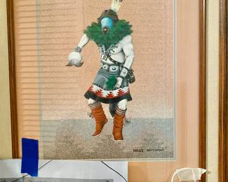 Original by Bruce Watchman titled Navajo Yei