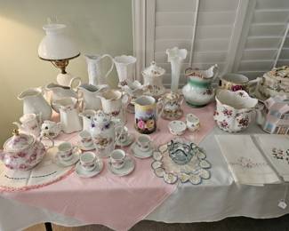 Vintage hand painted porcelain