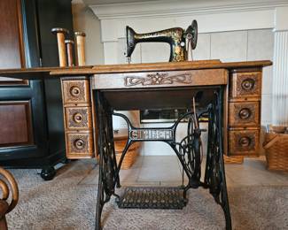 Antique Singer sewing machine