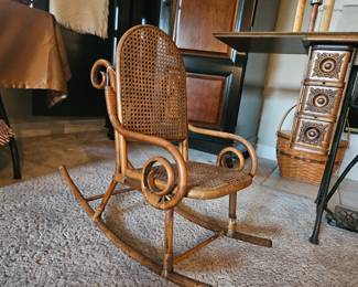 Antique Childs Bentwood rocker