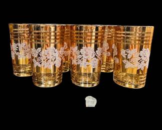 Vintage colored glass