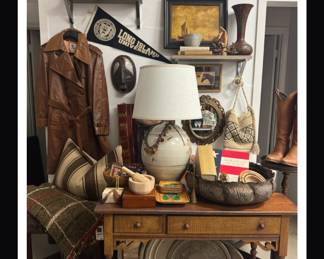 Vintage men’s leather trenchcoat