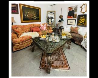 Vintage Rugs
Rust colored Sofa