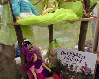 Four Seasons fairy dolls and treehouse, from Magic Cabin. 