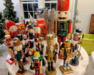 Assortment of themed Nutcrackers, some still in box.