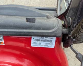 Honda Troy Built Lawn mower
Model # 11A- 542Q711 / 97722
Serial # 1B249K71295