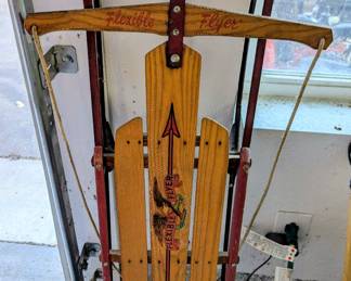 Vintage flyer sled