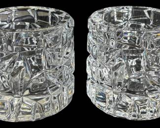 Tiffany Co. Crystal Candleholders