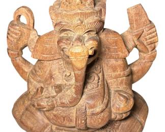 Hand Carved Hindu Deity