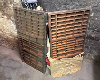 printers trays vintage