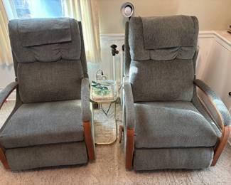 matching light olive green recliners, presale available