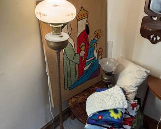 Antique floor lamp unusual