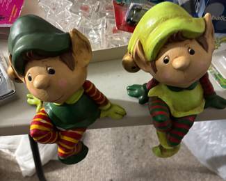 vintage elves, one is as is