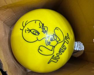 tweety bird bowling bowl