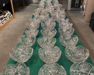 Cut Glass Serving Bowls