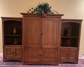 Mission Style Entertainment Center