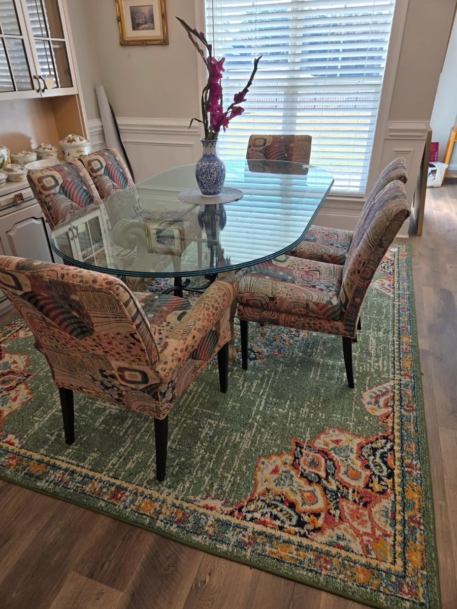 Glass Modern Dining Table