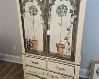 Hand Painted Cabinet