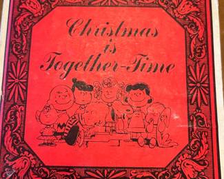 Vintage Peanuts Christmas is Together Time by Charles M. Schulz 