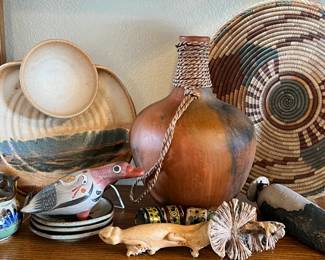 Native American and Mexican Pottery and Baskets