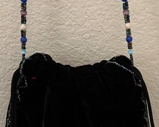 Velvet Bag w Beading
