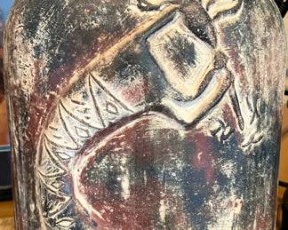 Pottery w Kokopelli Design 