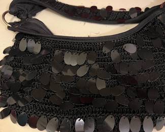 Black Sequin Purse