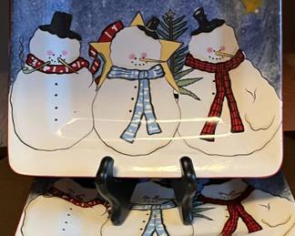 Snowman Tray