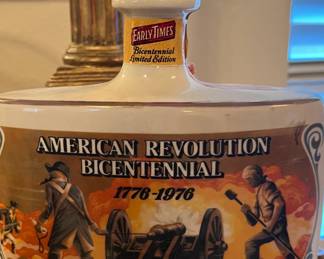 Limited Edition Early Times, American Revolution Bicentennial Decanter 