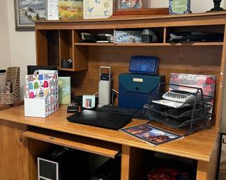 Computer Desk, Assorted Crafts, Computer (parts only), Shredder, Office Organizers