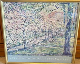 Art Print Atlanta Dogwood Festival
