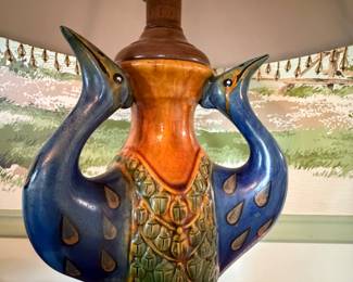Pre-sale Item - Peacock lamp $200