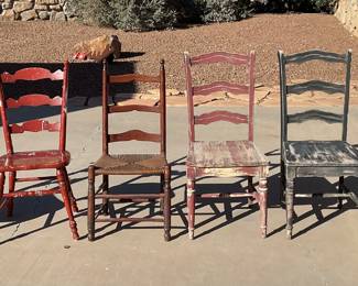 A large variety of chairs