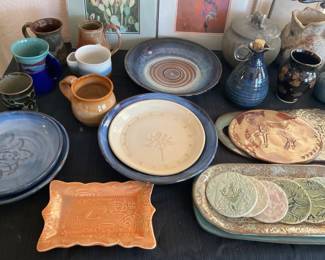 Handmade ceramic pottery