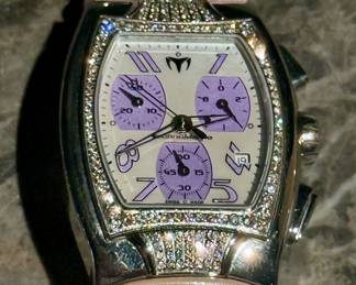 Large diamond Technomarine pink 1.3 carats